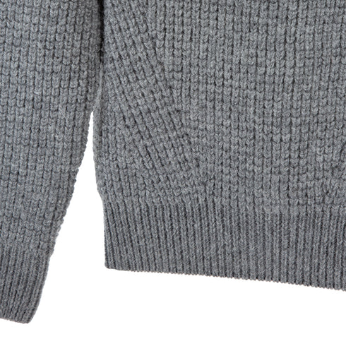 Sunflower John Cardigan Grey Melange 3015 Degli Uberti